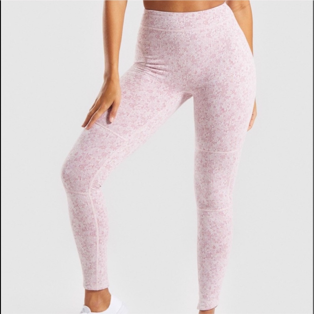 Discontinued ✨ Gymshark Leggings Dusty Pink Marl XS